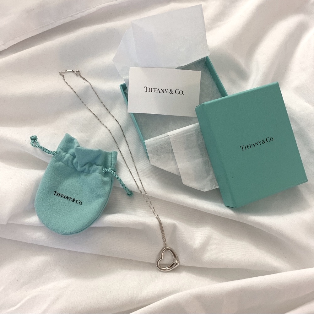 Tiffany & Co. Elsa Peretti Open Heart Necklace 💗